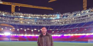 Leo Messi a vizitat Spotify Camp Nou